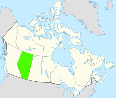Phone numbers of the state Alberta, Canada